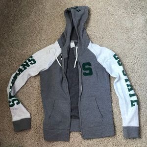 PINK Spartan, Michigan State Jacket (Size M)